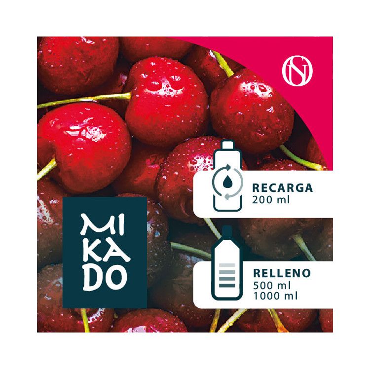 Recarga y relleno fragancia ambientador mikado de Cereza