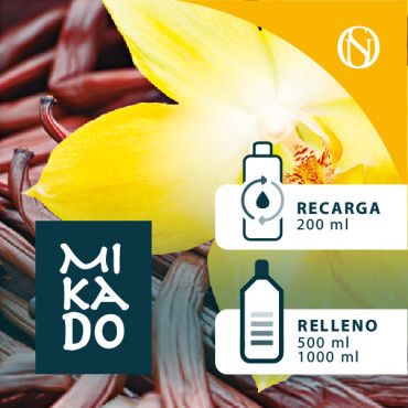 Recarga y relleno fragancia ambientador mikado Vainilla