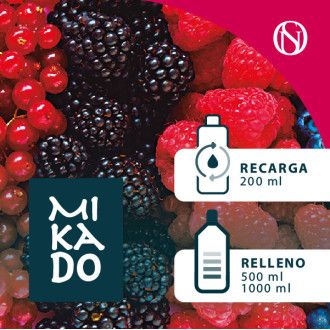 Recarga y relleno fragancia ambientador mikado Frutos Rojos