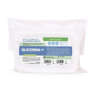 Base jabón glicerina con Aloe Vera