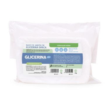 Base jabón glicerina con Aloe Vera