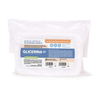 Base jabón glicerina con Aceite de coco y Leche de Cabra