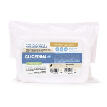 Base jabón glicerina con Manteca de Karité