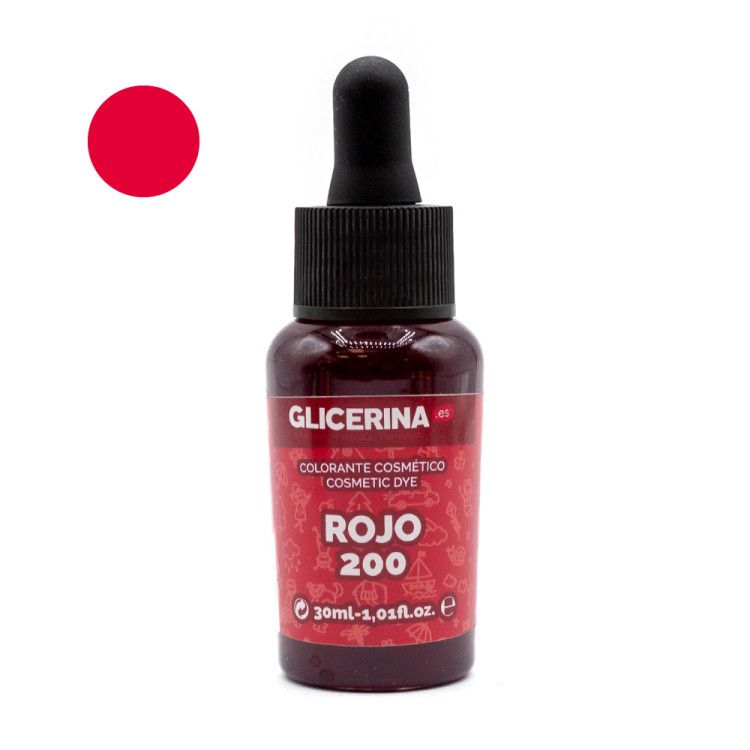 Colorante Rojo 200 (Fresa)